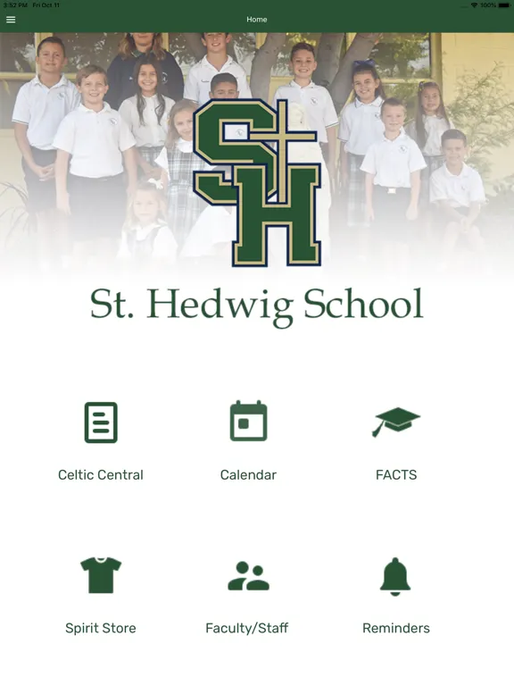 Capturas de tela do St. Hedwig Catholic School iPad 