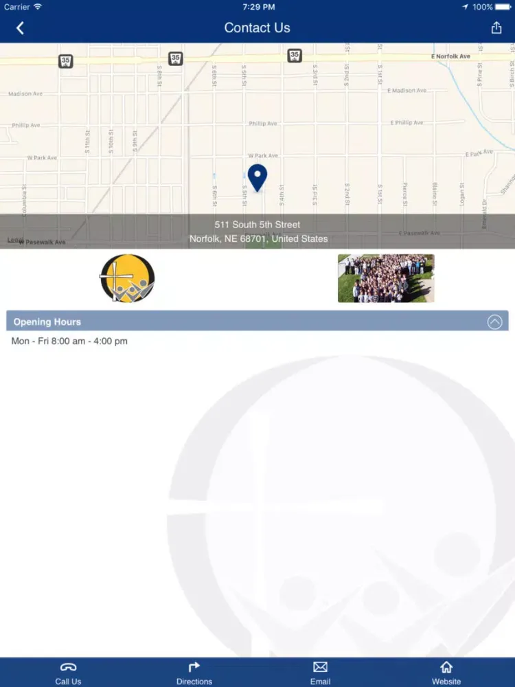 ภาพหน้าจอของ Christ Lutheran School Norfolk iPad 