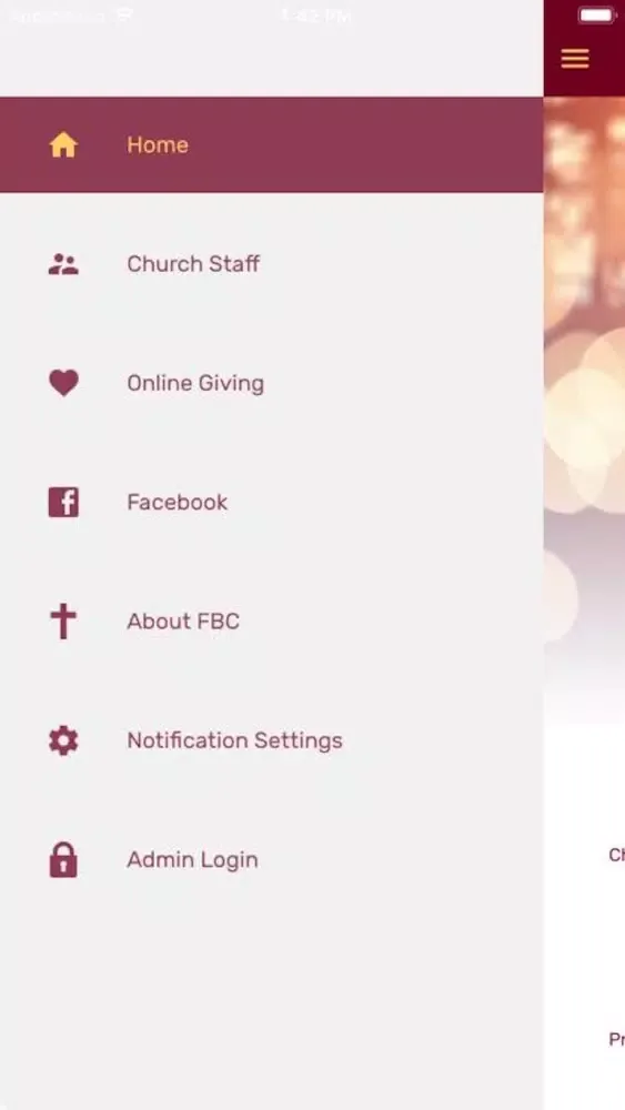 Zrzuty ekranu First Baptist Palm Springs