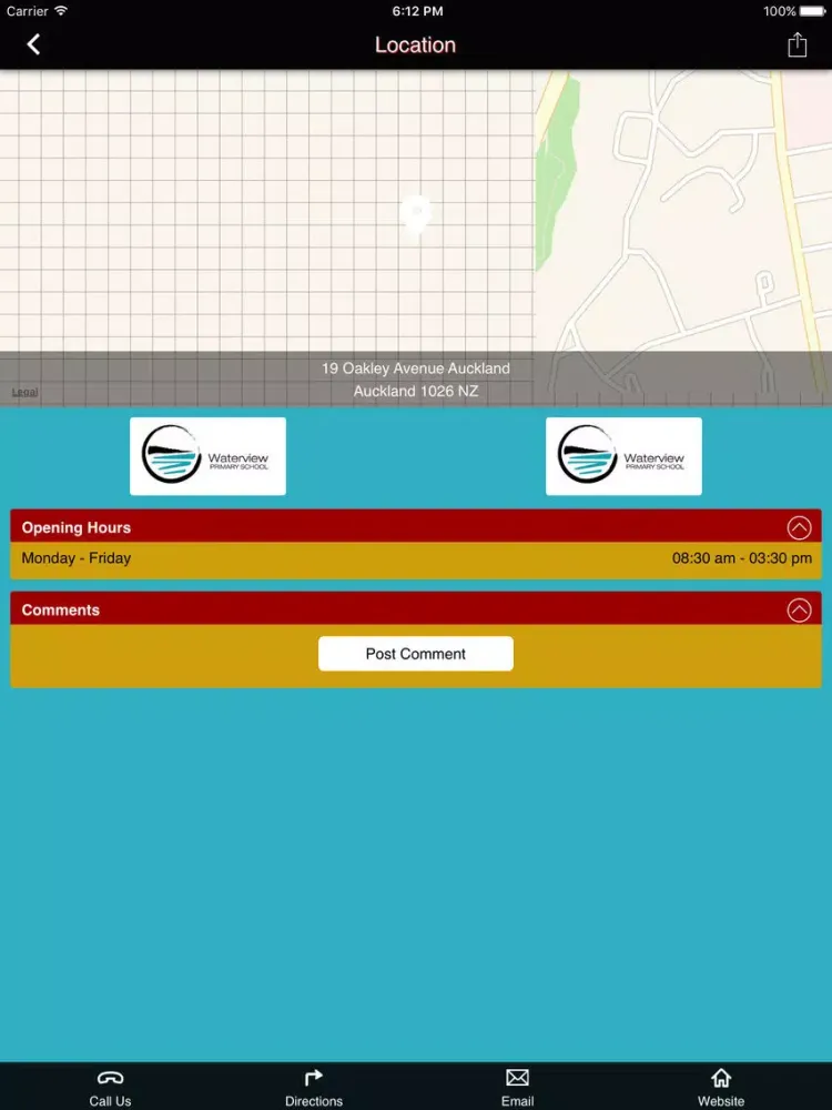 Waterview School iPad 应用截图