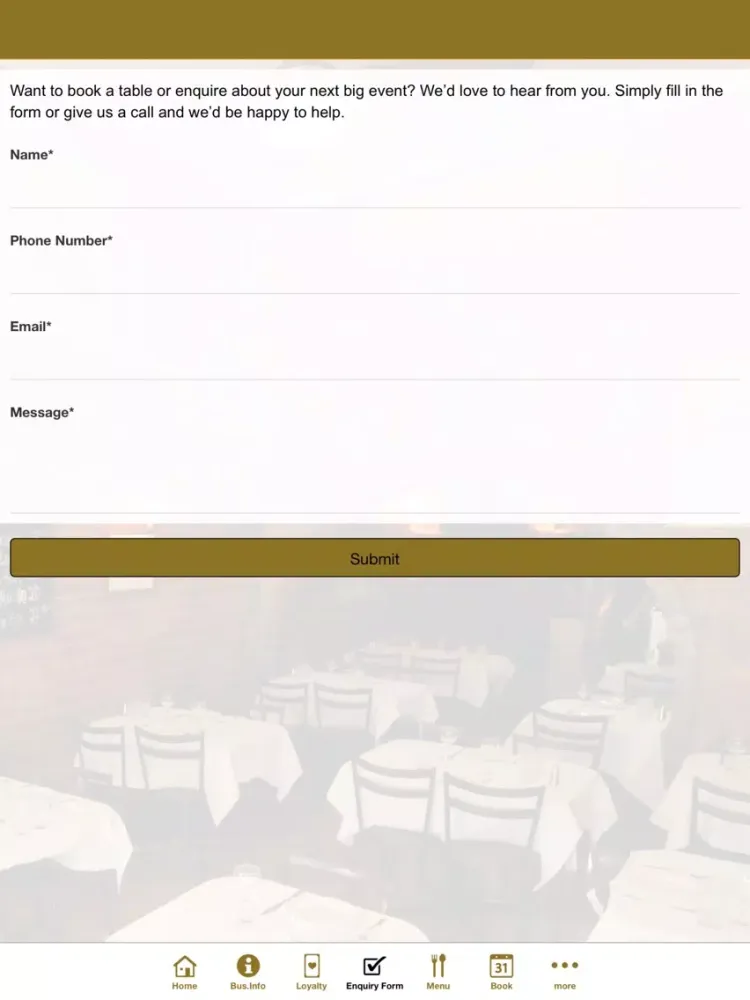 Capturas de pantalla de Agapi Greek Cuisine iPad 