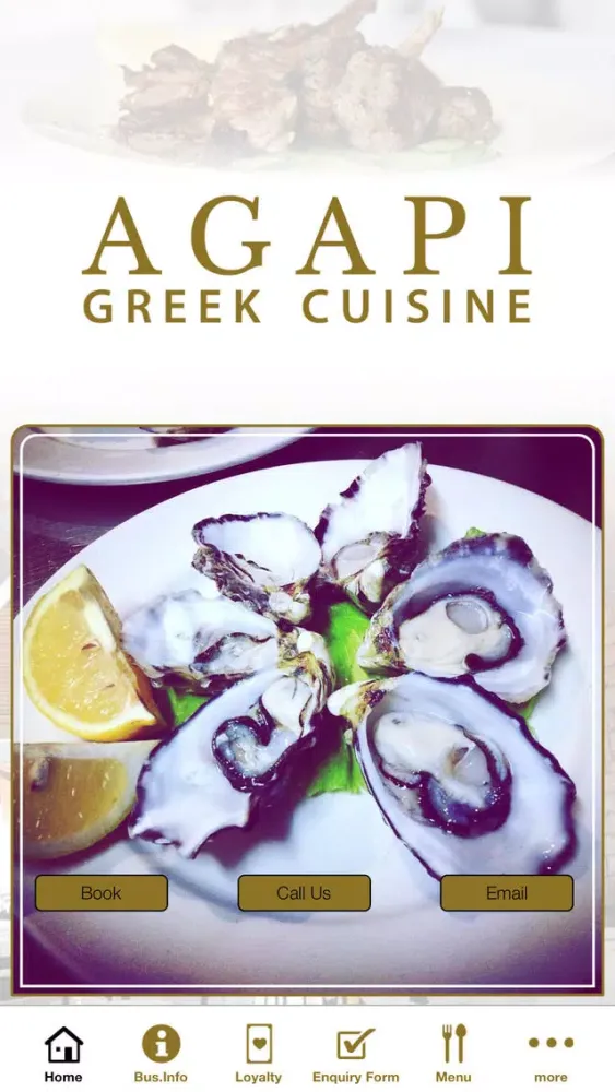 Capturas de pantalla de Agapi Greek Cuisine