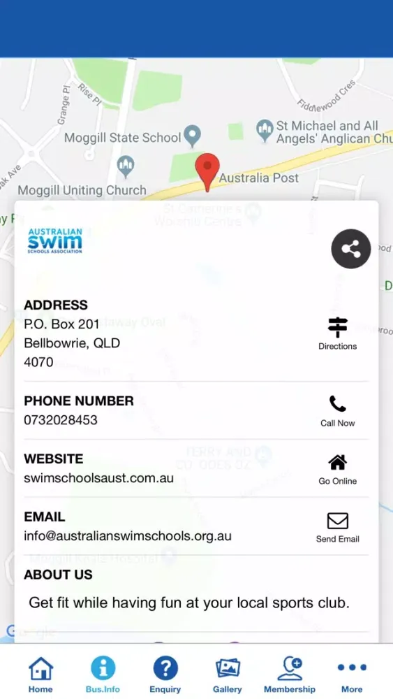 Australian Swim Schools Assoc. سکرین شاٹس