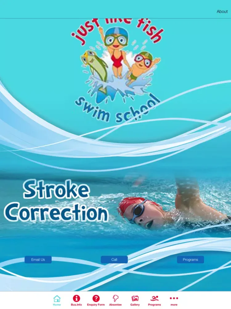ภาพหน้าจอของ Just Like Fish Swim School iPad 