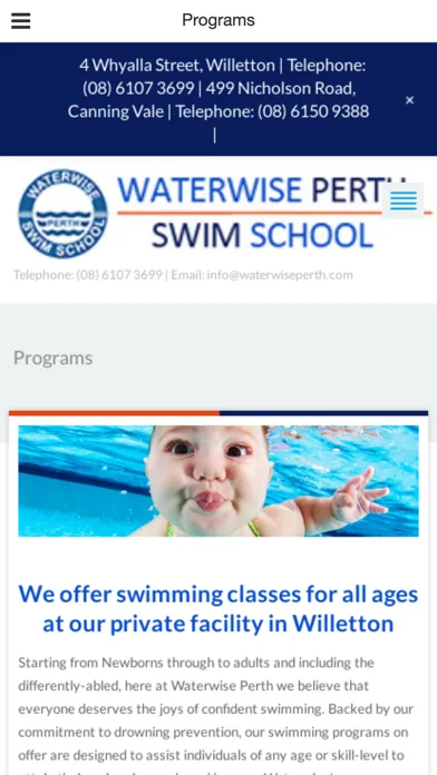 Waterwise Swim School Perth应用截图