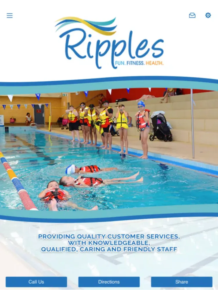 Ảnh chụp màn hình của Ripples Swim School iPad 
