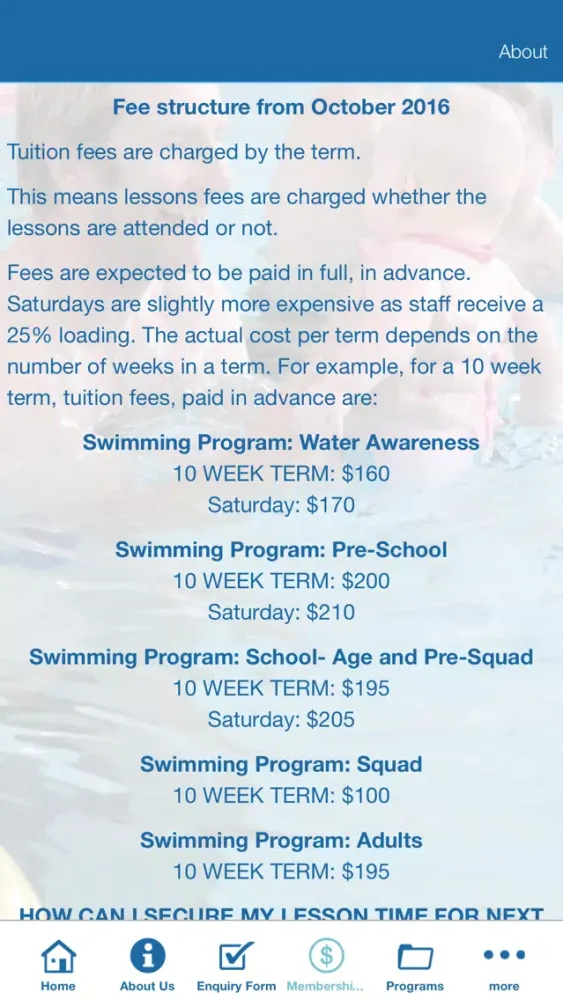 Sydenham St Swimming应用截图