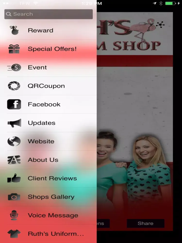 Capturas de pantalla de Ruth's Uniform Shops iPad 