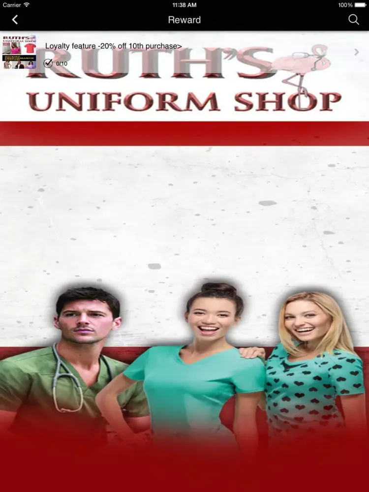 Capturas de pantalla de Ruth's Uniform Shops iPad 