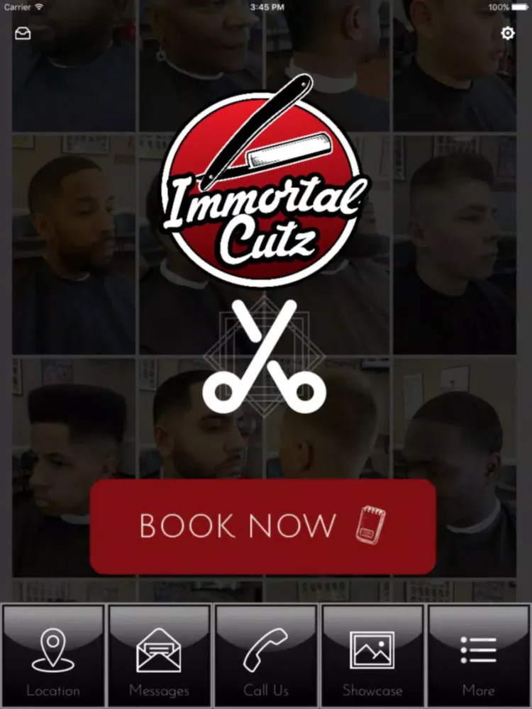 Immortal Cutz Booking iPad  Screenshots