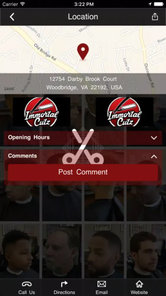 Immortal Cutz Booking Screenshots
