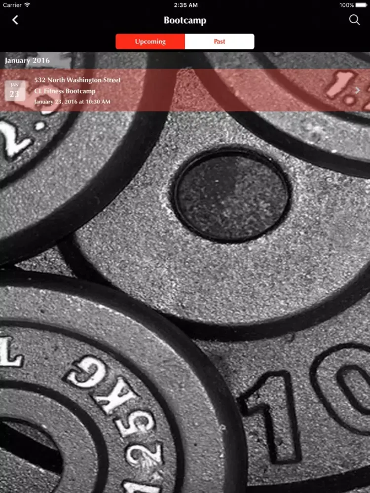 CL Fitness InTouch iPad 应用截图