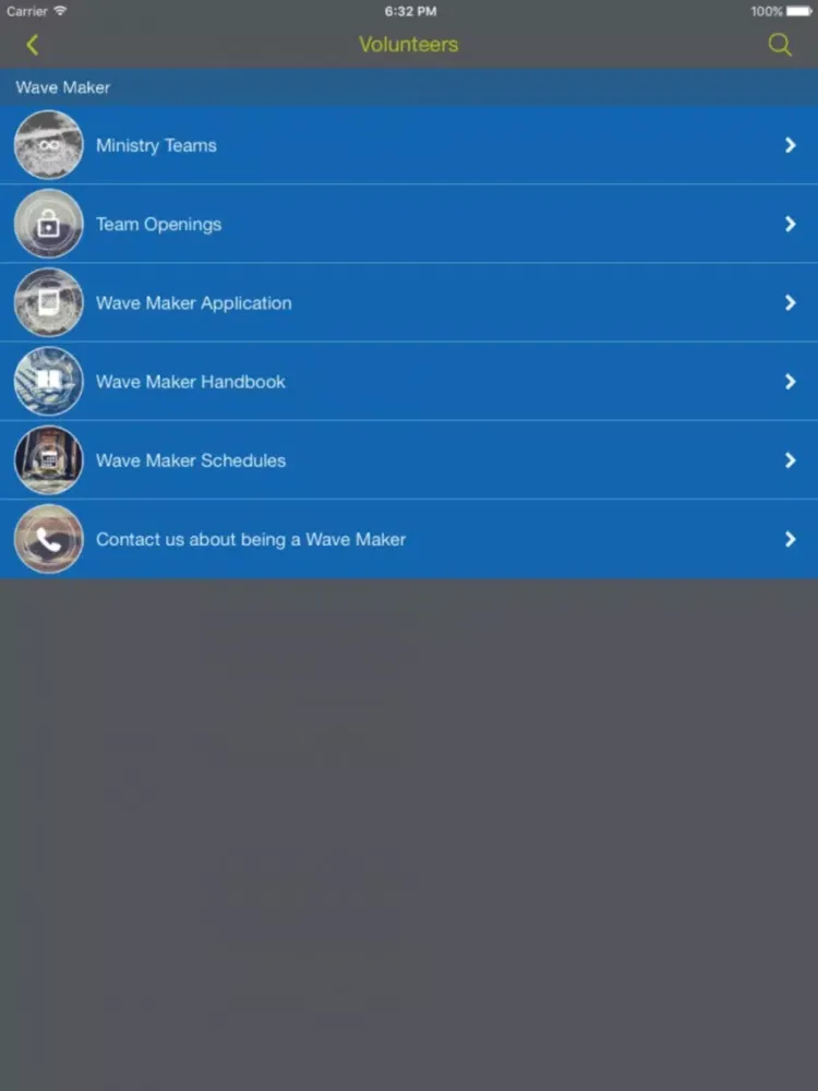 Waterline Church iPad 应用截图