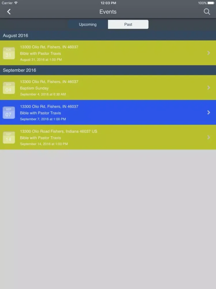 Waterline Church iPad 应用截图