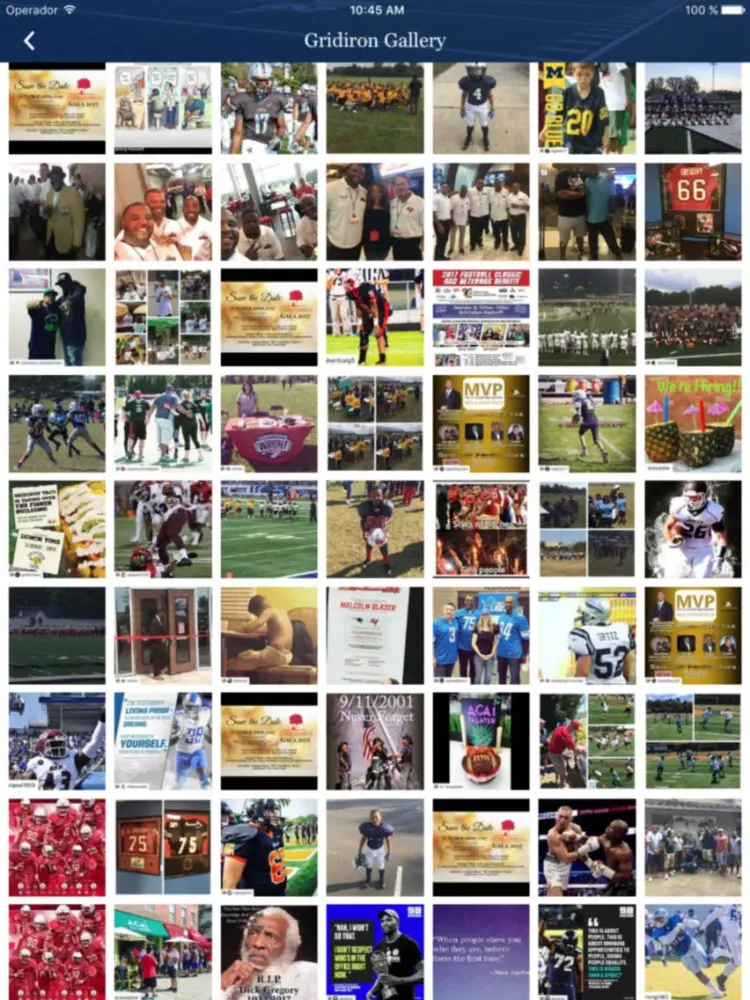 تصاویر Gridiron Gang Football Camps iPad 