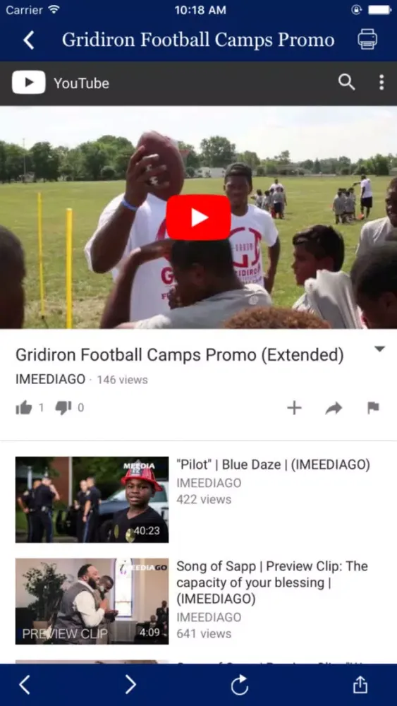 تصاویر Gridiron Gang Football Camps