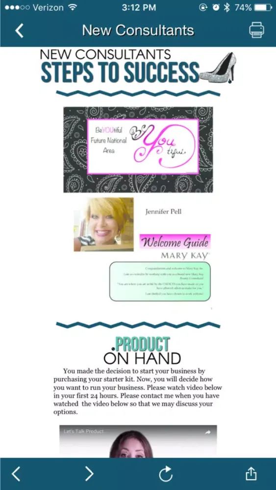 Zrzuty ekranu Jennifer Pell Powerful Unit App