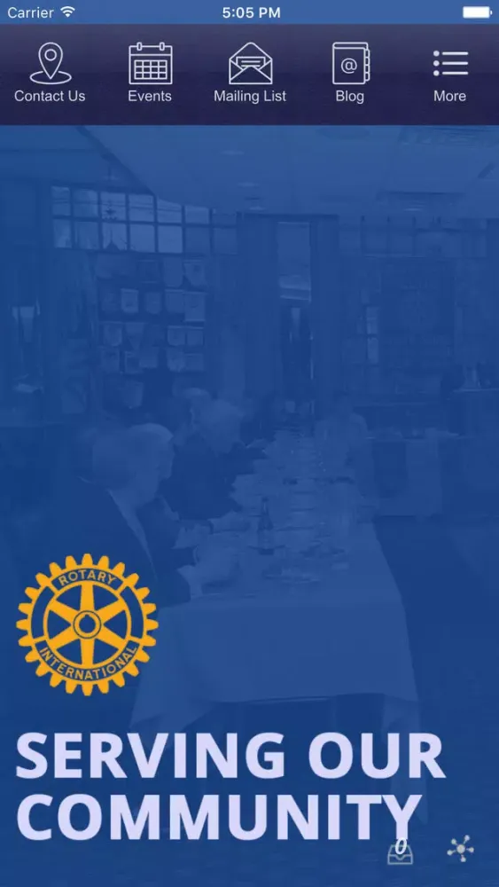 Tangkapan layar North Shore Rotary
