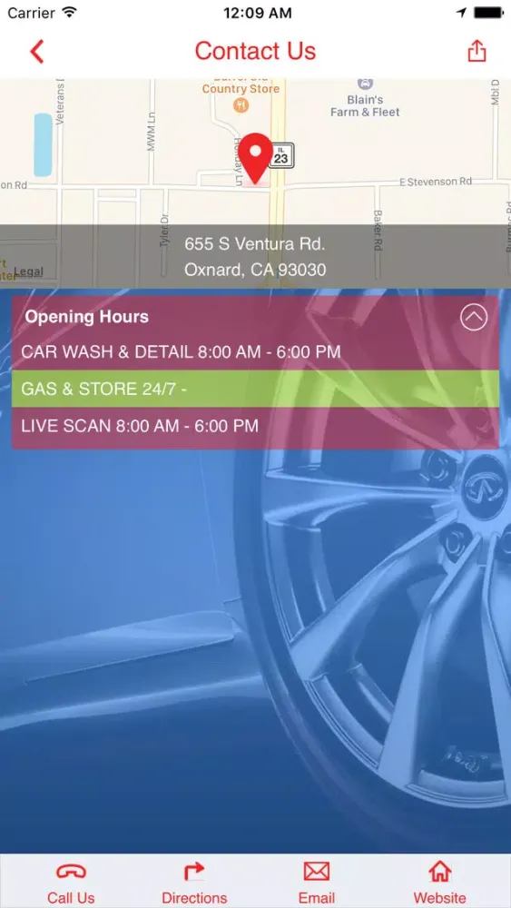 Ảnh chụp màn hình của Oxnard Car Wash