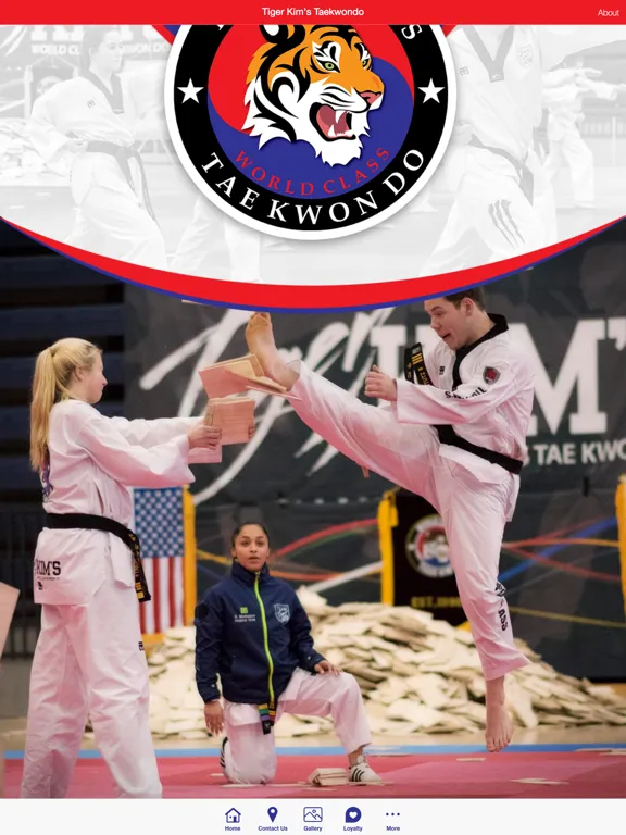 Tiger Kim's Tae Kwon Do iPad  스크린샷