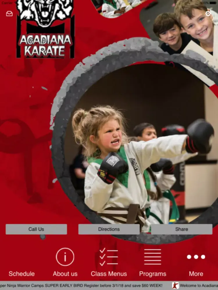 Captures d'écran de Acadiana Karate iPad 