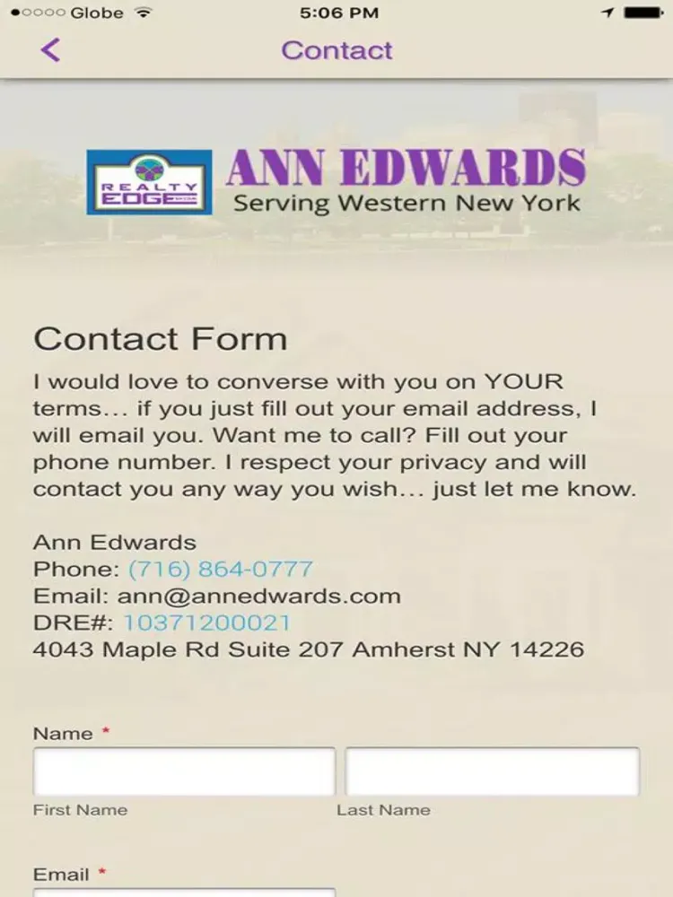 Screenshot di Ann Edwards iPad 