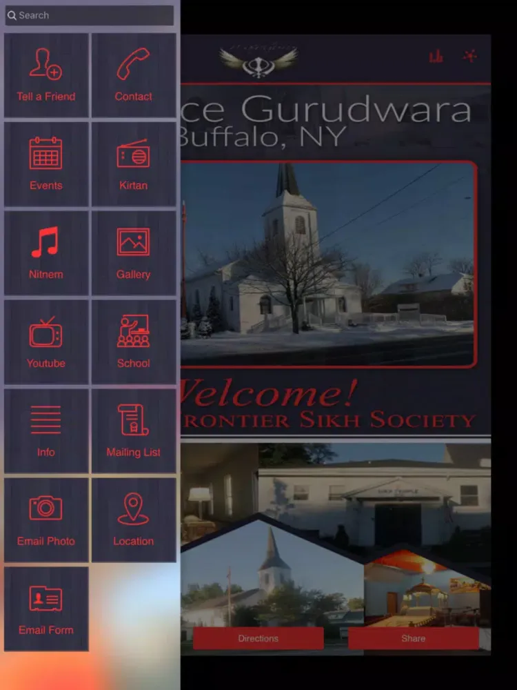 Screenshot di Clarence Gurudwara iPad 