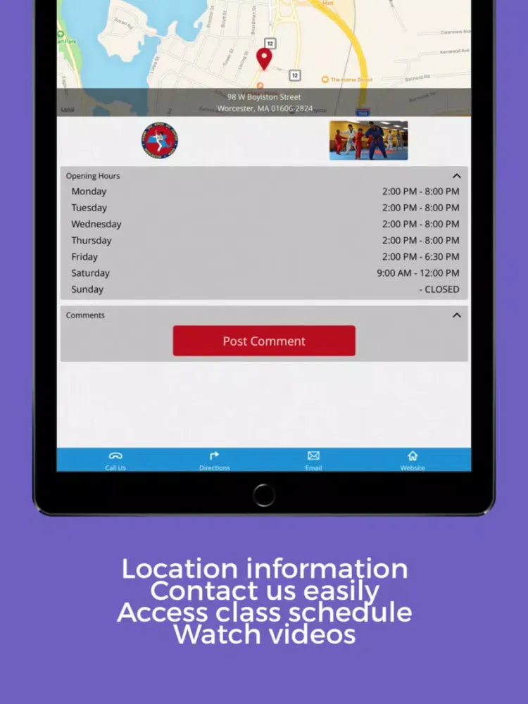Hanmi Tae Kwon Do Center iPad  স্ক্রিনশট