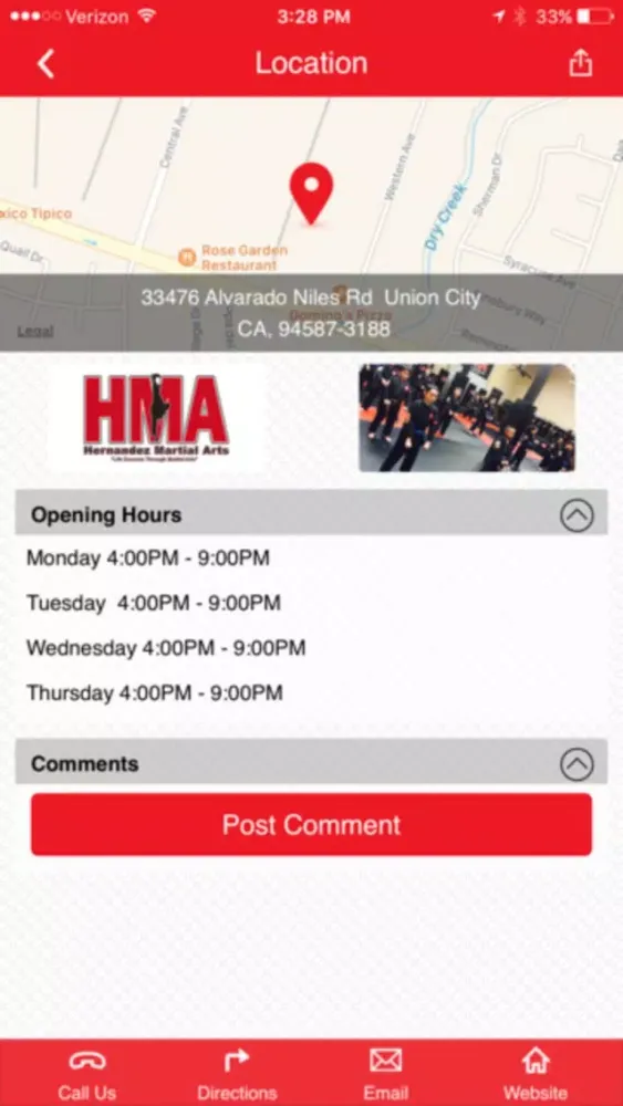 Hernandez Martial Arts Screenshots