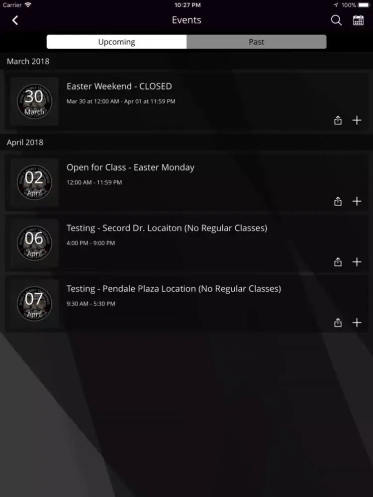 Скриншоты Jeong's Family Taekwondo iPad 