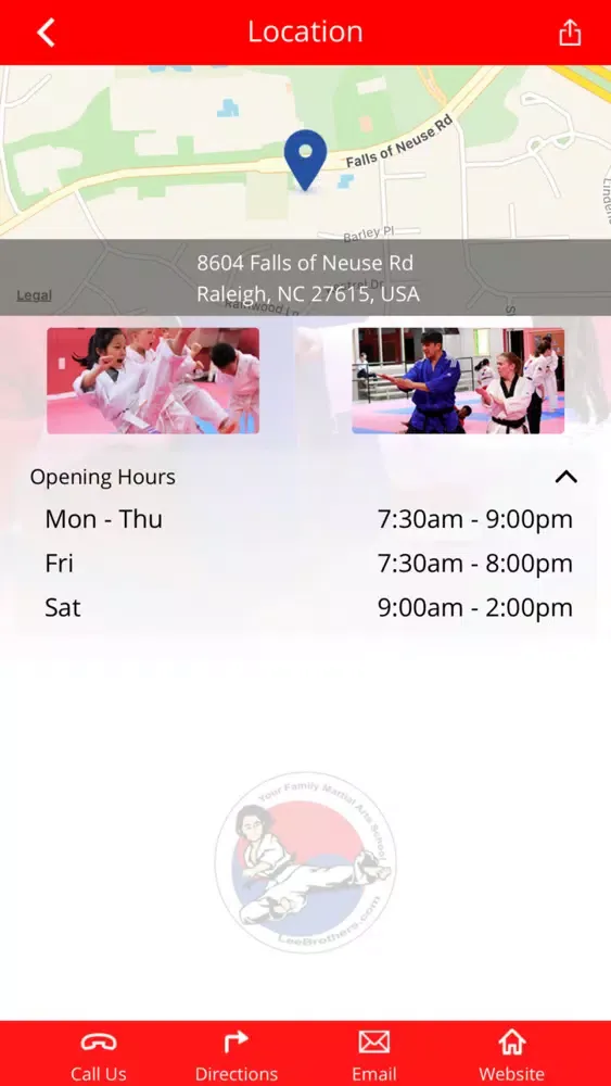 Ảnh chụp màn hình của Lee Brothers Martial Arts