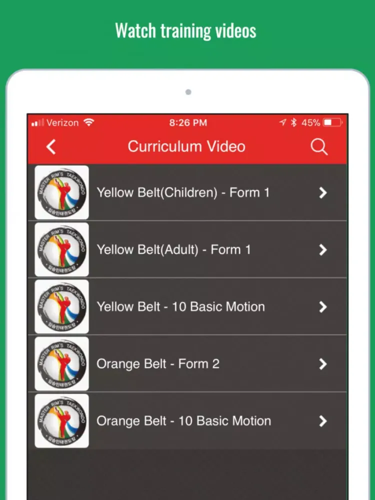 Скриншоты Master Rim's Taekwondo iPad 