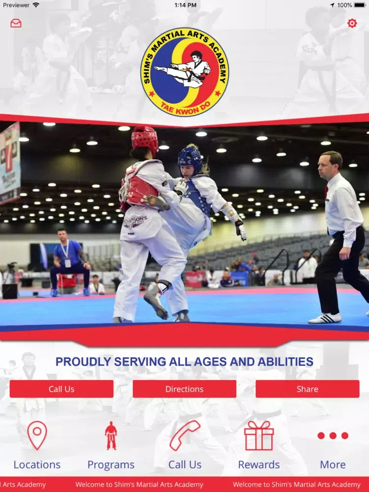 تصاویر Shim's Martial Arts Academy iPad 