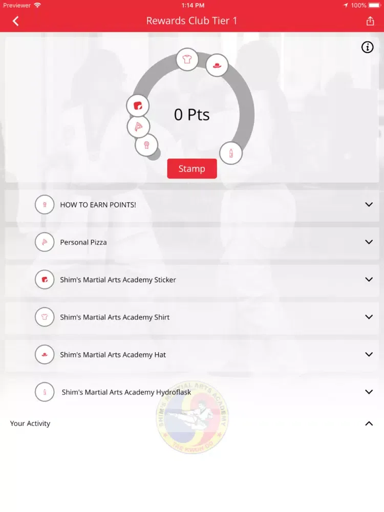 تصاویر Shim's Martial Arts Academy iPad 