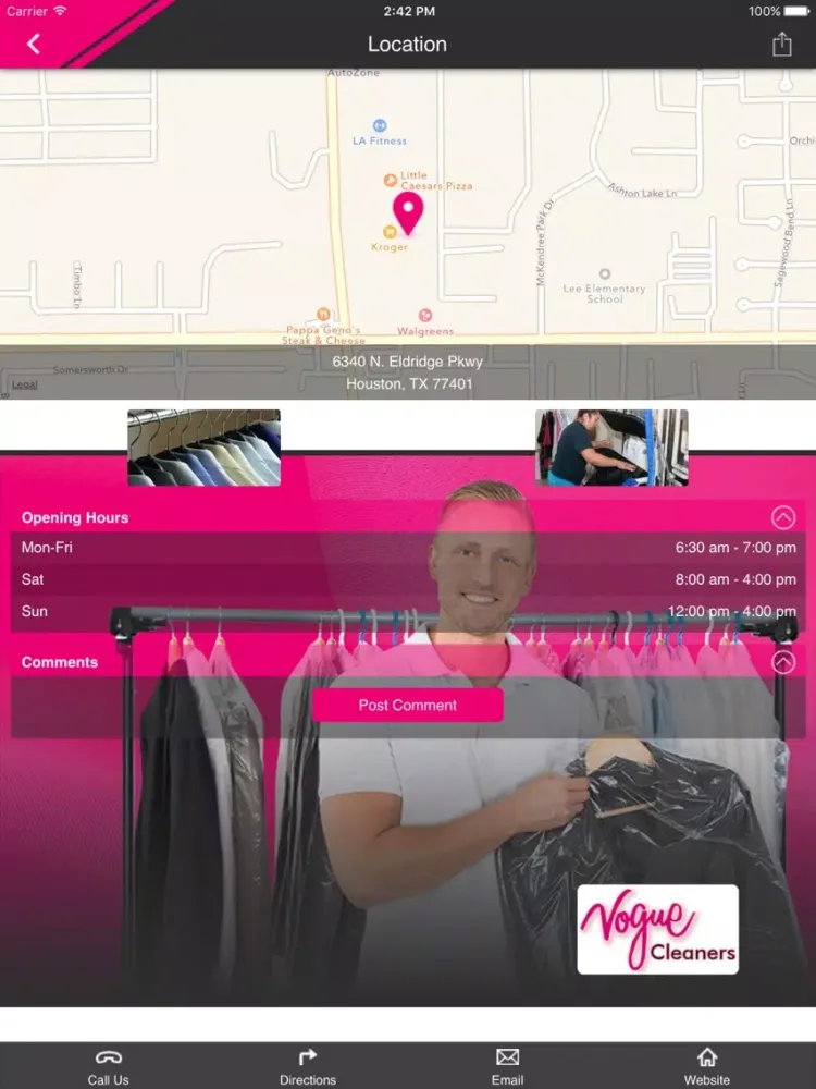 Vogue Cleaners iPad 應用截圖