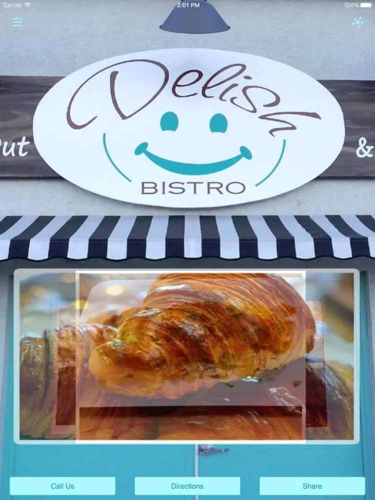 Delish Bistro iPad  स्क्रीनशॉट