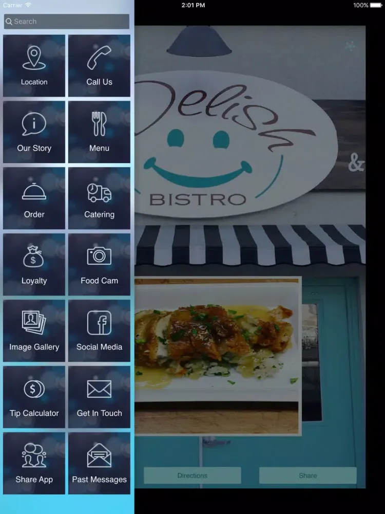 Delish Bistro iPad  स्क्रीनशॉट