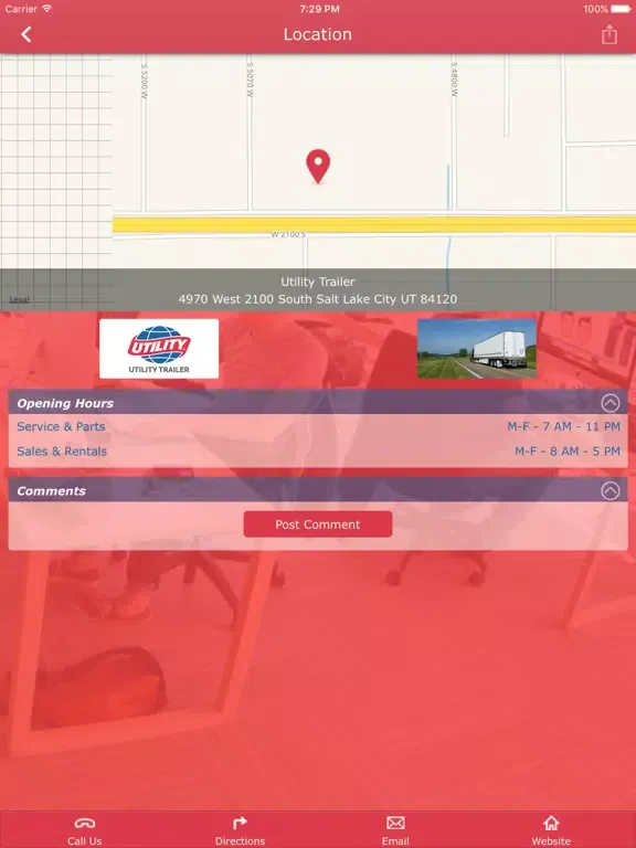 Utility-Trailer iPad  Screenshots