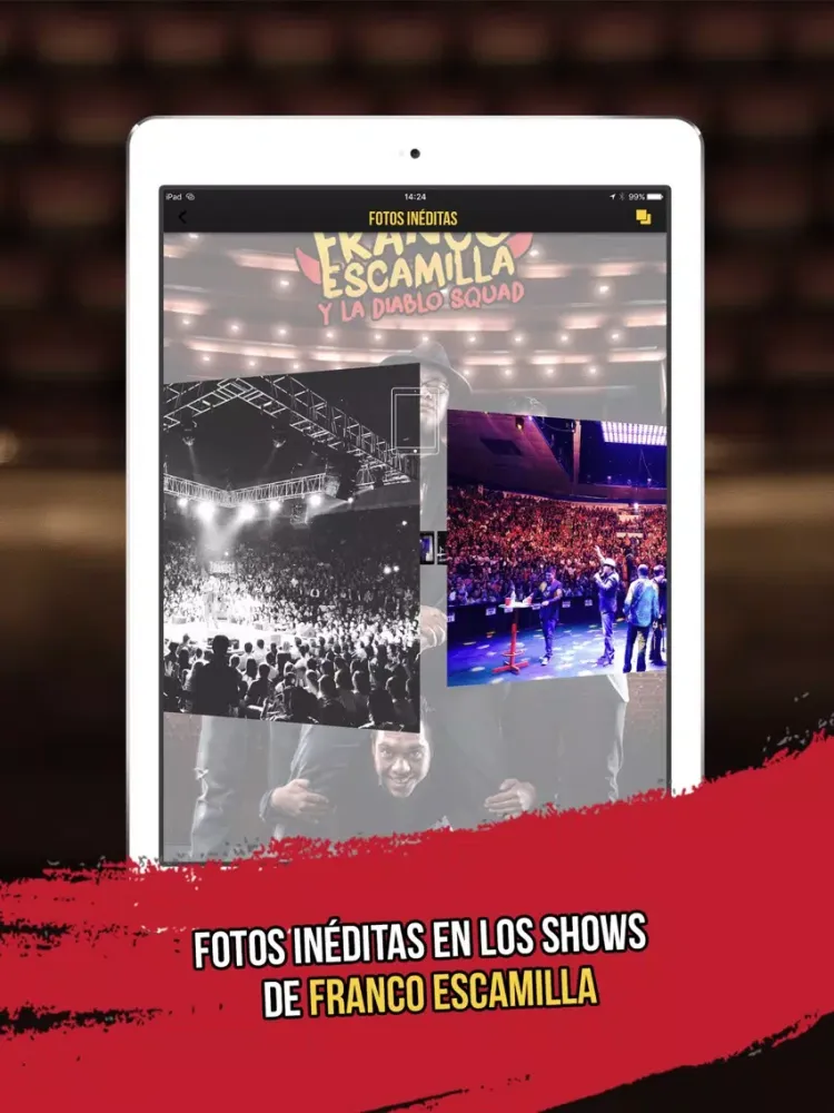 Ảnh chụp màn hình của Franco Escamilla Oficial iPad 