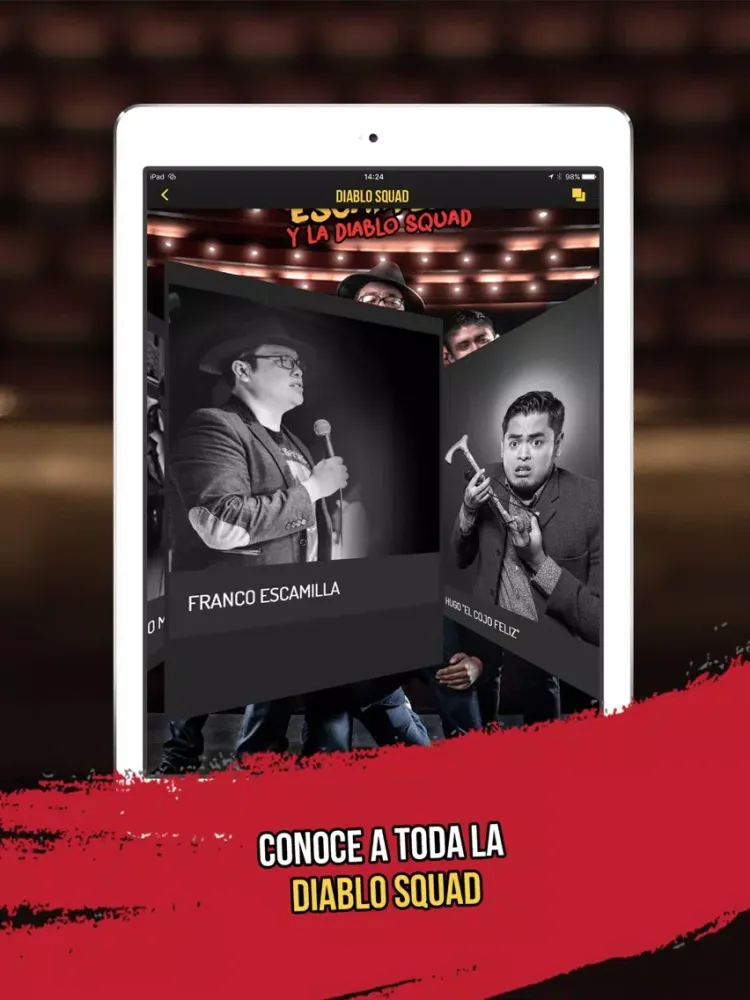 Ảnh chụp màn hình của Franco Escamilla Oficial iPad 