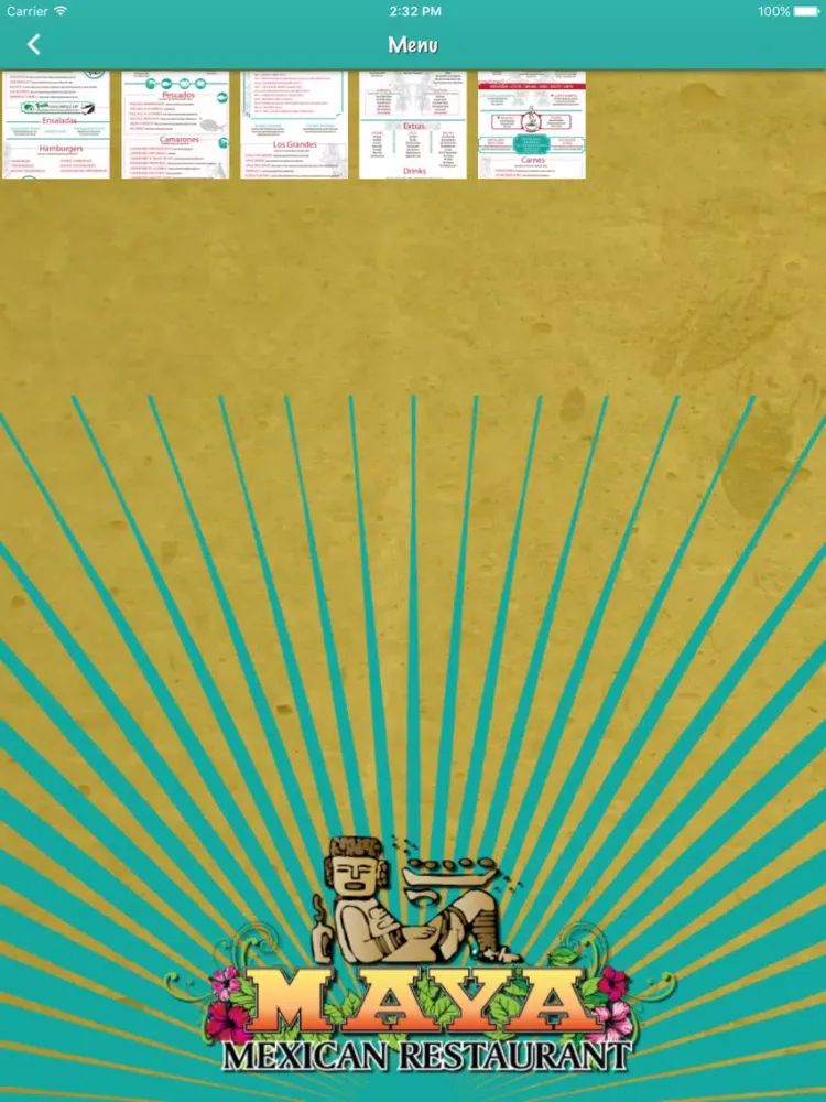 Maya Mexican Restaurant iPad  স্ক্রিনশট