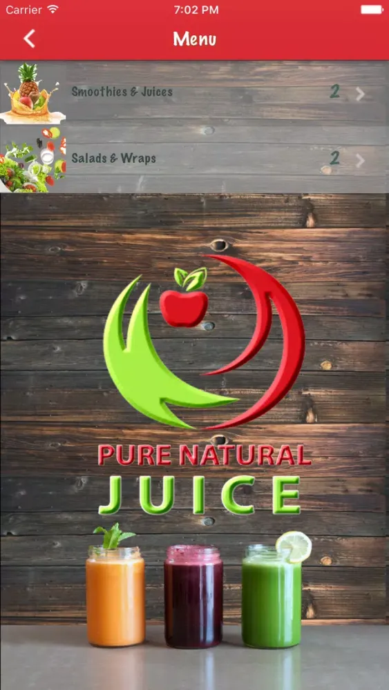 Screenshot di Pure Natural Juice Bar