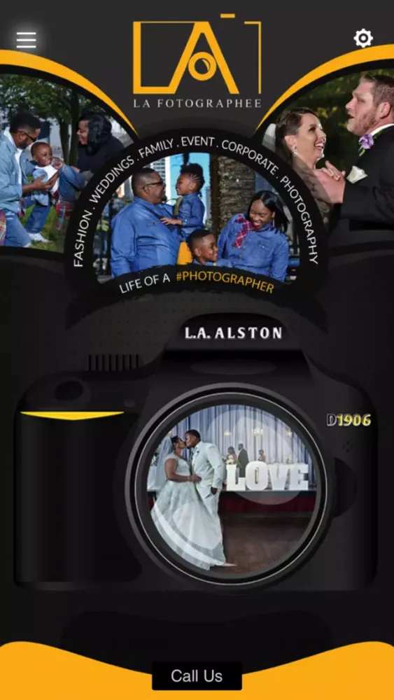 Tangkapan skrin LA Fotographee