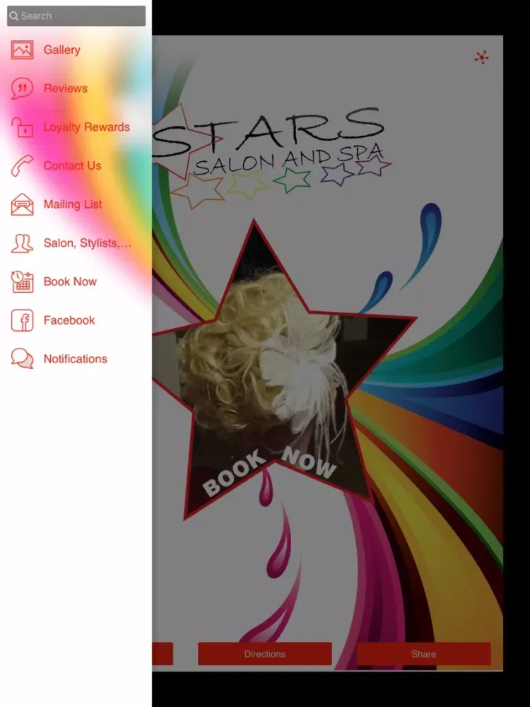 Capturas de pantalla de Stars Salon and Spa iPad 