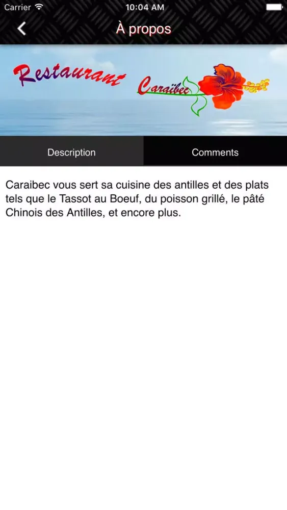Capturas de pantalla de Restaurant Caraibec