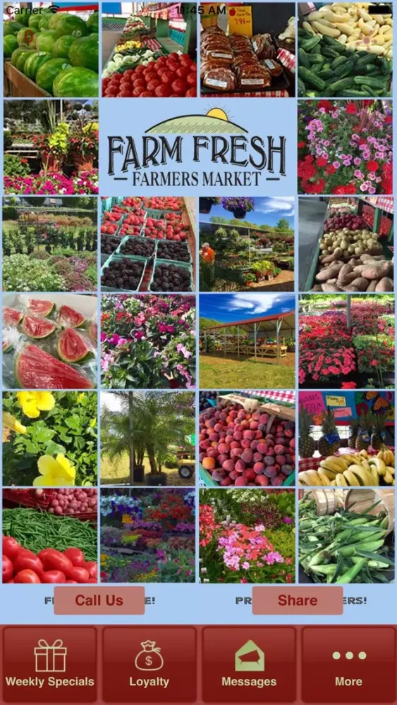 Capturas de tela do Farm Fresh Market