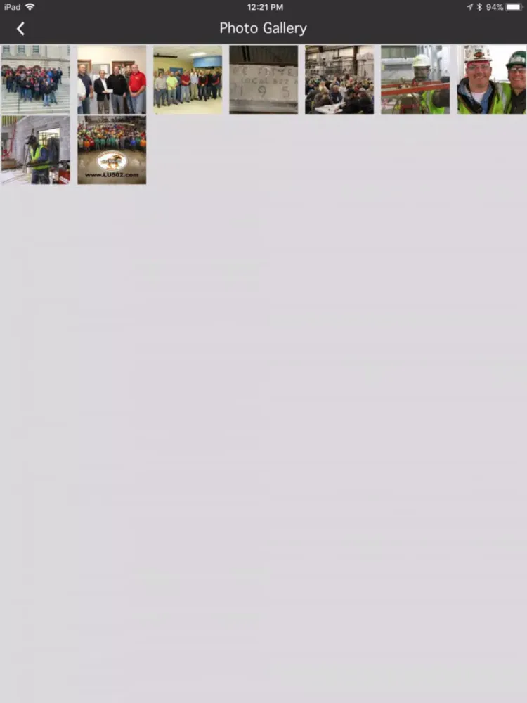 UA Local 502 iPad  Screenshots