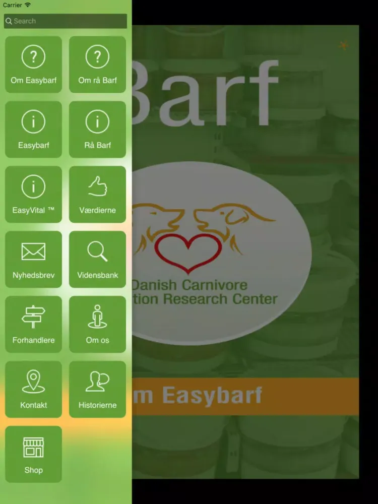 Zrzuty ekranu BARF iPad 