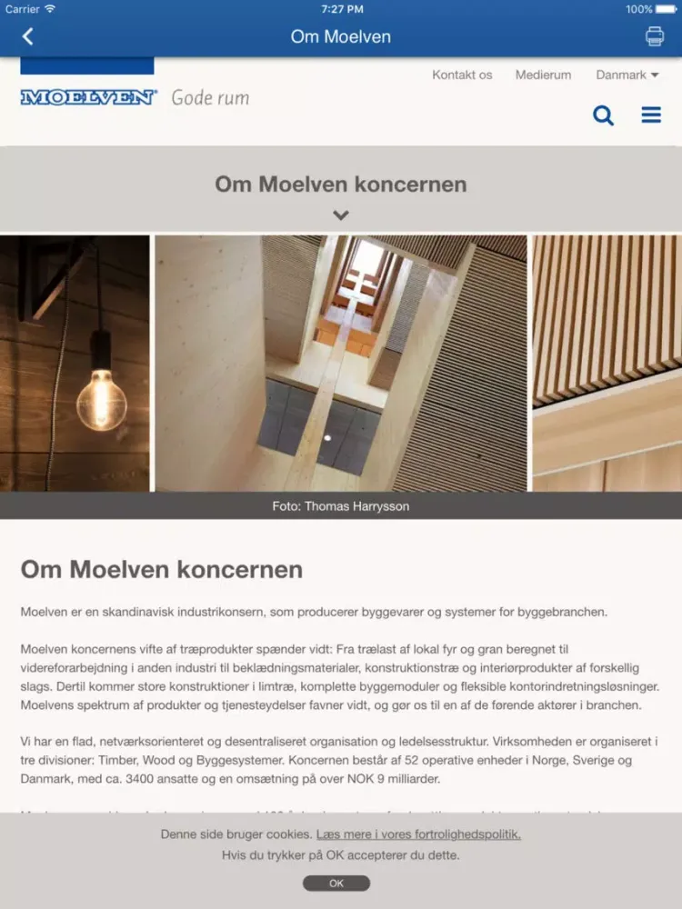 Скриншоты MOELVEN iPad 