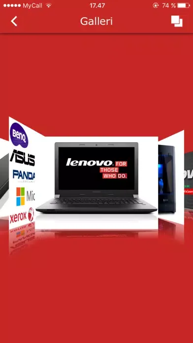 Ảnh chụp màn hình của Lenovo norge